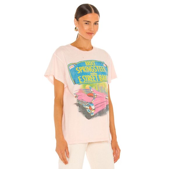 Madeworn Bruce Springsteen Tee in Pink - Picture 3 of 5